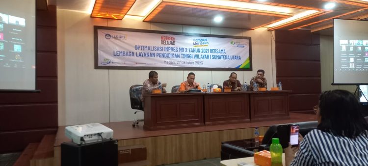 Sosialisasikan JSK, Wakil Ka Kanwil BPJS Ketenagakerjaan Sumbagut Dr Sanco Simanullang Temui LLDikti