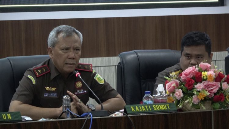 Kejati Sumut dan Kejari di Sumut Gelar Monev   Sebanyak 21 Perkara Korupsi Tahap Penyidikan Bidang Pidsus Kejati Sumut  Medan(MetroIDN)