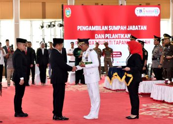 Pj Gubernur Sumut Lantik Dr Sugeng Riyanta, Jadi Pj Bupati Tapteng