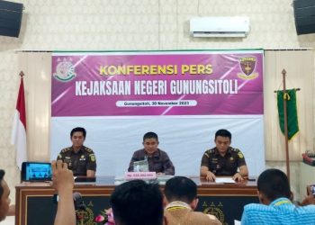 Penyidik Pidsus Kejari Gunungsitoli Sita Uang Pengembalian Rp 622 Juta Jadi Barang Bukti