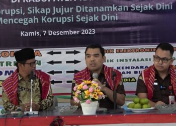 Kejati Sumut Penyuluhan Hukum di SMK N 1 Merdeka Berastagi