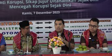 Kejati Sumut Penyuluhan Hukum di SMK N 1 Merdeka Berastagi