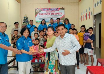 Sambut Natal Tahun Baru, Wartawan SIB Biro Medan Wilayah I Medan Berbagi Kasih ke Panti Asuhan Yayasan Talenta Delpita