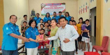 Sambut Natal Tahun Baru, Wartawan SIB Biro Medan Wilayah I Medan Berbagi Kasih ke Panti Asuhan Yayasan Talenta Delpita