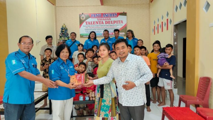 Sambut Natal Tahun Baru, Wartawan SIB Biro Medan Wilayah I Medan Berbagi Kasih ke Panti Asuhan Yayasan Talenta Delpita