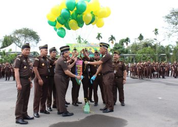 Zona Integritas Wilayah Bebas dari Korupsi (WBK) dan WBBM, Kembali Dicanangkan di Kejati Sumut untuk 2024