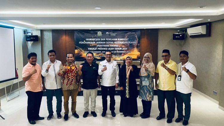 BPJS Ketenagakerjaan Sumbagut Apresiasi 5 Kab/Kota di Aceh Ikut Kompetisi Paritrana Awards 
