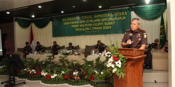 Monev Digelar, Kajati Sumut Sampaikan 4 Focal Point Jaksa Agung.