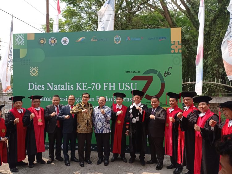 Dies Natalis FH USU, Ketua KY Orasi Ilmiah,”Tantangan Kekinian KY Dalam Pengawasan Peradilan”