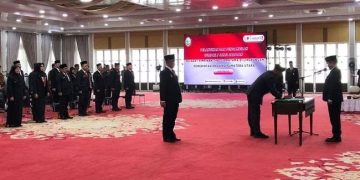 Pasca Pilpres/Pileg, Pj Gubsu Lakukan Rotasi, 13 Pejabat Eselon II Dilantik 
