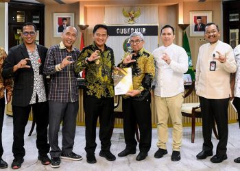 Pj Gubernur Sumut Terima Laporan KI, Tetap Dukung Keterbukaan Informasi Publik