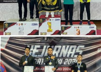 Personil Polda Sumut Torehkan Prestasi Gemilang Nasional Taekwondo dan Karate 2024