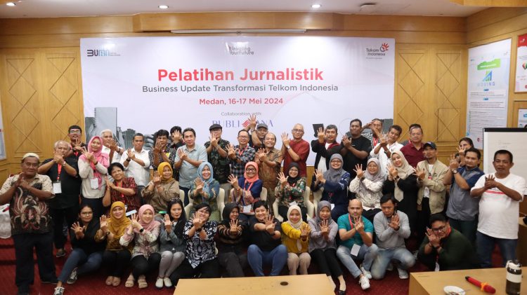 Pelatihan Jurnalistik di Telkom, Wartawan Sudah Seharusnya Manfaatkan AI