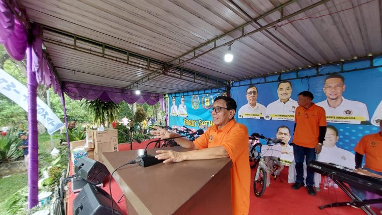 Family Gathering PWI Sumut di Bukit Lawang Langkat Meriah