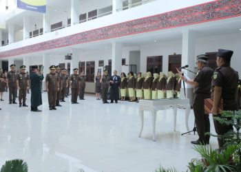 Kajati Sumut Lantik Wakajati,3 Asisten,10 Kajari, 2 Koordinator