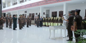 Kajati Sumut Lantik Wakajati,3 Asisten,10 Kajari, 2 Koordinator