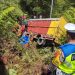 Mobil Truk Bermuatan Batu Bata Masuk Jurang di Jalan Rampa-Poriaha Tapteng, 2 Tewas