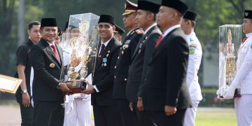 Medan Johor terpilih sebagai penerima Tunggul Kecamatan Terbaik 1 Tingkat Provinsi Sumut