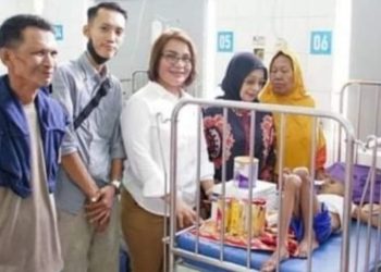 Bocah Penderita Tumor Thorax, Dijemput dan Dibawa Pemkab Labuhanbatu ke RSUD Rantauprapat