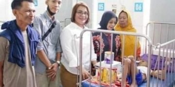 Bocah Penderita Tumor Thorax, Dijemput dan Dibawa Pemkab Labuhanbatu ke RSUD Rantauprapat