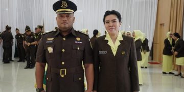 Kajati Kepri Lantik 5 Pejabat, Diantaranya Olan Pasaribu SH MH