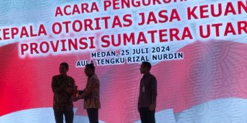 Kepala OJK Sumut Dikukuhkan, Kolaborasi Penting Mendukung Pertumbuhan Ekonomi