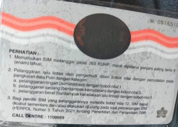 Tilang Point, Kebanyakan Melanggar, SIM Bisa Dicabut