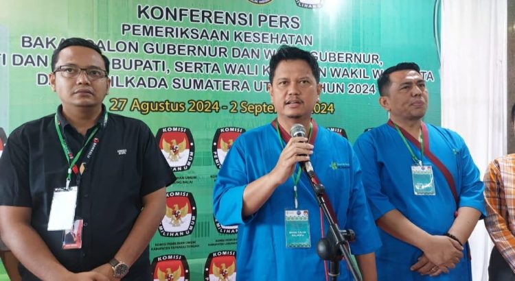 3 Bapaslon Wali Kota/Wakil Wali Kota Medan, Periksa Kesehatan di RS Adam Malik