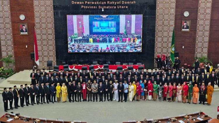 KPT Medan Lakukan Penyumpahan Anggota DPRD Sumut Periode 2024-2029
