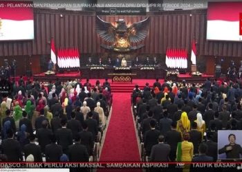 580 Anggota DPR Periode 2024-2029 Resmi Dilantik