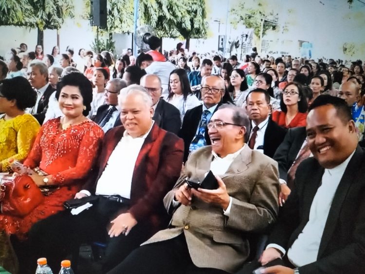 Dr Harli Siregar SH MH (Kapuspenkum Kejagung) Hadiri Pesta Gotilon 2024 Gereja HKBP Gedung Johor