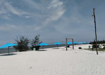 Keindahan Alam Objek Wisata Pasir Putih di Pantai Mangrove Serdangbedagai