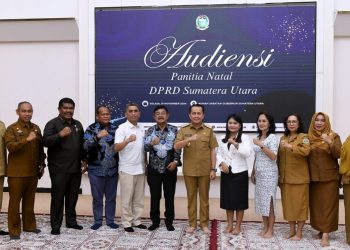 Pj Gubernur A Fatoni Dukung Pelaksanaan Natal Oikumene dan DPRD Sumut