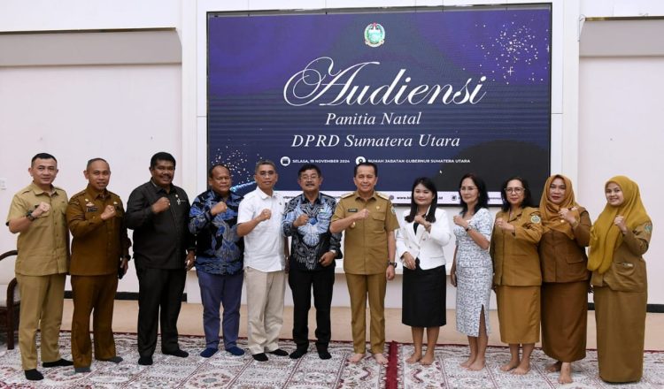 Pj Gubernur A Fatoni Dukung Pelaksanaan Natal Oikumene dan DPRD Sumut