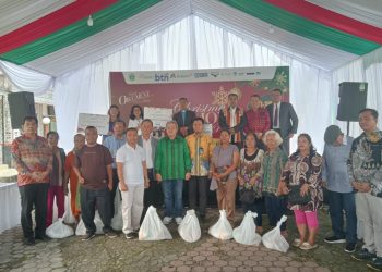 Panitia Natal Oikumene Sumut 2024 Salurkan 1.000 Paket Bansos 