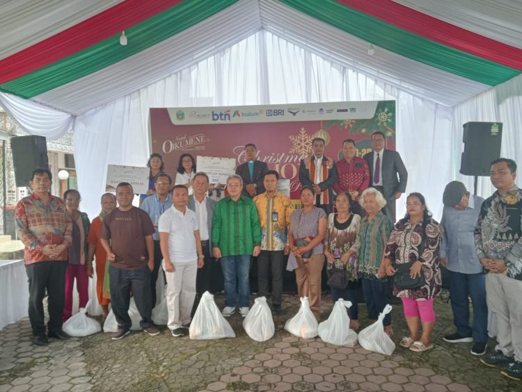 Panitia Natal Oikumene Sumut 2024 Salurkan 1.000 Paket Bansos 
