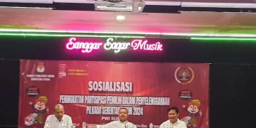 KPU dan PWI Sumut  Sosialisasi Peningkatan Partisipasi Pemilih Pilkada 2024