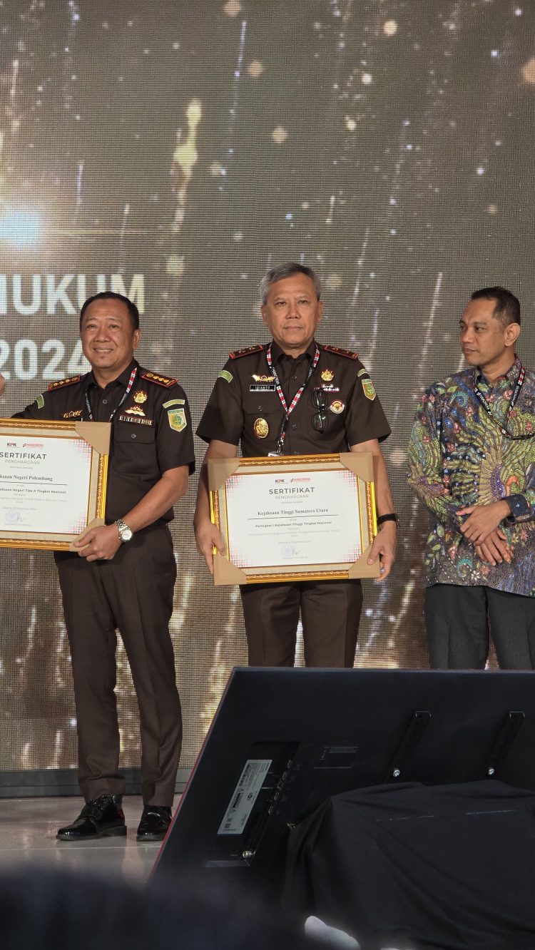 Refleksi Tahun 2024, KPK, BNN, DJKN Apresiasi Kinerja Kejati Sumut dan Beri Penghargaan