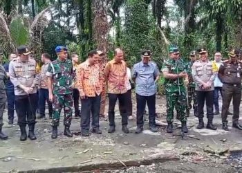 Tim Gabungan Tinjau Barak Narkoba di Sei Bingei Langkat Setelah Digerebek, Pangdam I/BB : Ini Jadi Tempat Latihan Yonif 100/PS