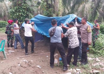 Polisi Gerebek Tempat Diduga Sarang Narkoba di Rantau Utara Labuhanbatu