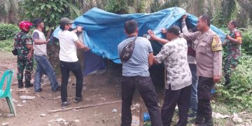 Polisi Gerebek Tempat Diduga Sarang Narkoba di Rantau Utara Labuhanbatu