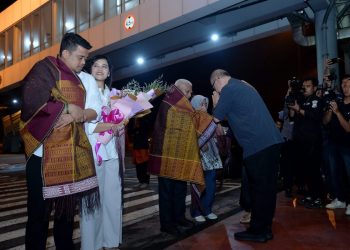 Pulang dari Retreat, Gubernur Sumut Bobby Nasution Disambut Forkopimda