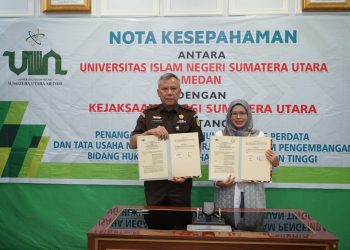 Kajati Sumut dan UINSU Teken MoU Bidang Datun