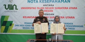 Kajati Sumut dan UINSU Teken MoU Bidang Datun