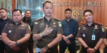 Penyidik Pidsus Kejari Humbahas Tahan  4 Tersangka Dugaan Korupsi Dinas PUTR 