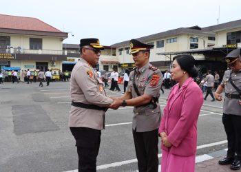 Kapolrestabes Medan Lantik Wakapolrestabes, Kasi Propam, Kabag SDM dan Kapolsek