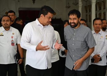 Gubernur Sumut Bobby Nasution Temui Gubernur Aceh Terkait 4 Pulau 