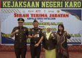 Dilantik, Dr Reinhard Harve Sembiring Kasi Pidsus, dan Dona Martinus Sebayang SH Kasi Intel Kejari Karo