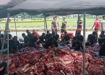 Rayakan Idul Adha 1446 H, Polda Sumut Gelar Shalat Bersama dan Sembelih 27 Sapi Kurban