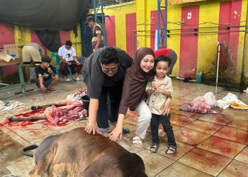 Yatibersa Laksanakan Ibadah Penyembelihan Hewan Qurban, Pembina H Musa SH MH : Terima kasih Para Donatur